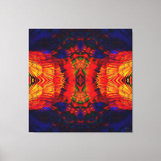 Coyote Peyote Mandala Canvas Print