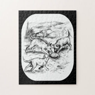 Coyote Pups Jigsaw Puzzle