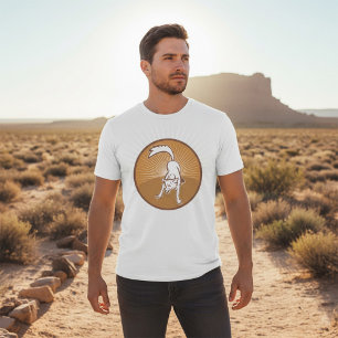 Coyote Retro Sunset Vintage Wilderness Animal Art  T-Shirt
