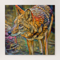 Coyote [Square Jigsaw puzzle]