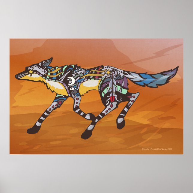 Coyote the Trickster Poster (Front)