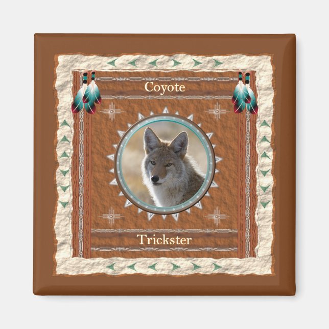 Coyote  -Trickster- Magnet (Front)