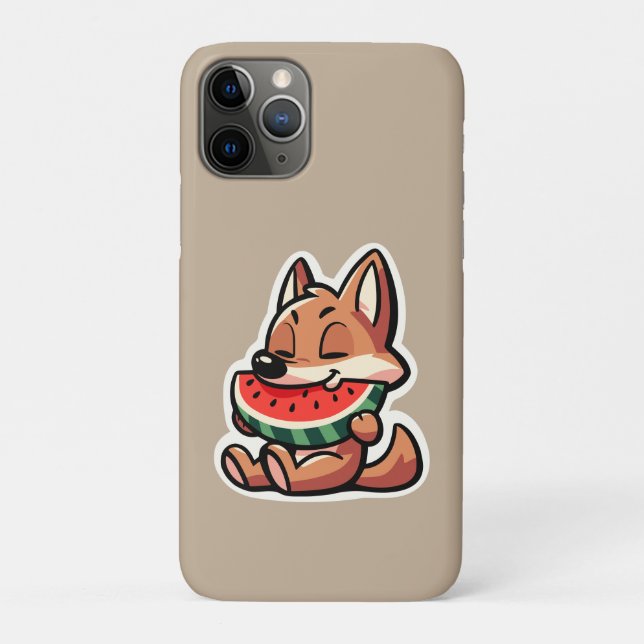 Coyote Watermelon Case-Mate iPhone Case (Back)