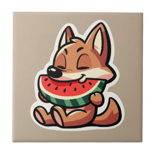 Coyote Watermelon Tile
