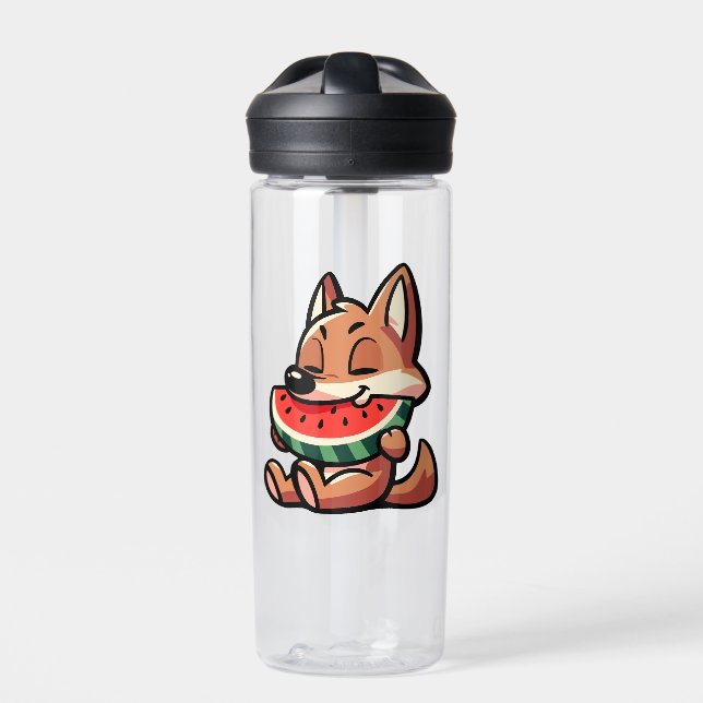 Coyote Watermelon Water Bottle (Front)