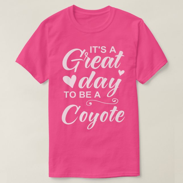 Coyotes School Sports Fan Team Spirit Great Day T-Shirt (Design Front)