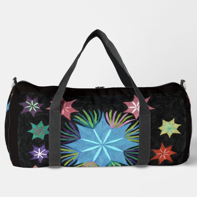 CozmicninjaStar on a Lg duffle Bag (Front)