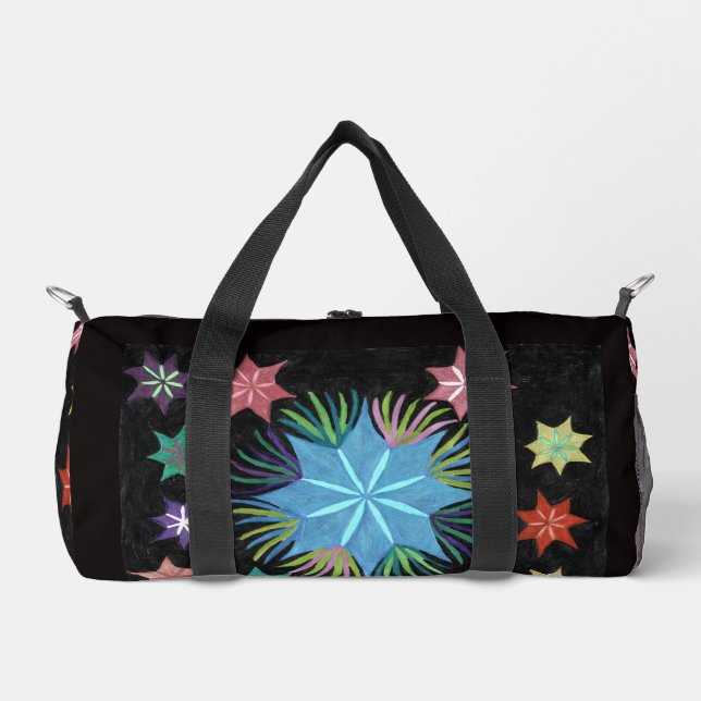 CozmicninjaStar on a Sm duffle Bag (Front)