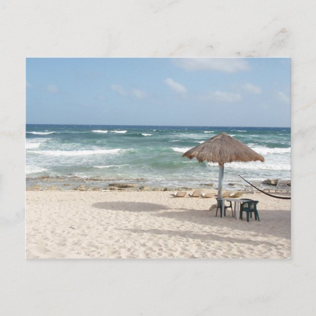 Cozumel Beach Postcard (Front)