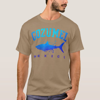 Cozumel Meico Shark Caribbean Beach Vacationrip Vi T-Shirt