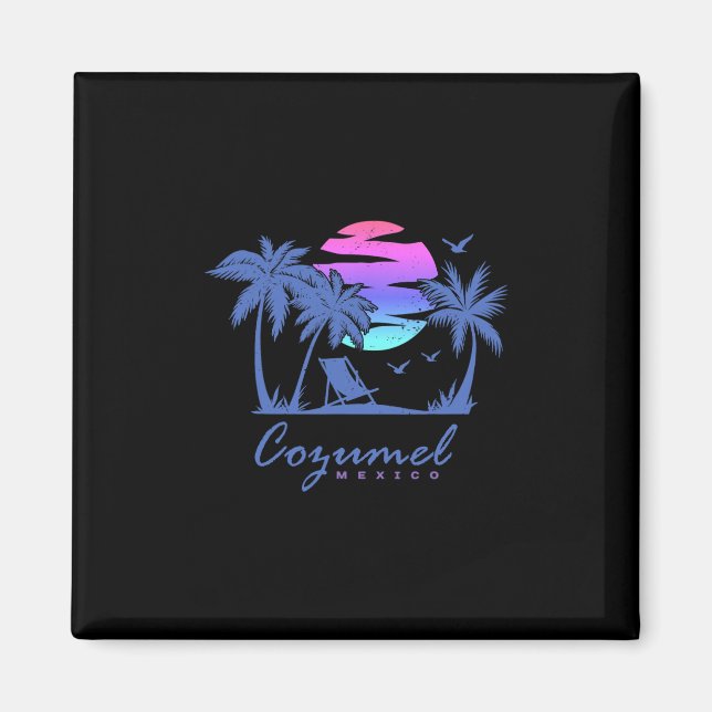 Cozumel Mexico Beach Vacation Spring Break Honeymo Magnet (Front)