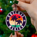 Cozumel Mexico Palm Trees Travel Souvenir 60s Ceramic Tree Decoration<br><div class="desc">Cozumel Mexico Vintage 60s Souvenirs. Cozumel Beach Mexico - Retro Tropical Palm Tree 60s Souvenirs Vintage design makes a great Christmas or Birthday gift for fans of Cozumel Beach. The retro summer vibe design is a perfect gift for travel lovers and tropical destination fans.</div>