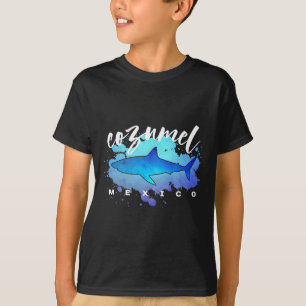 Cozumel Mexico Shark Scu Diver Spring Break Vacati T-Shirt