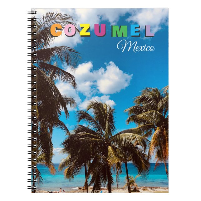 Cozumel Mexico Souvenir Travel Notebook (Front)