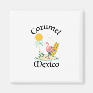 Cozumel Mexico Souvenir Vacation Travel Men Women Magnet