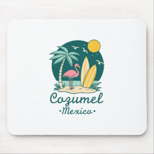 Cozumel Mexico Souvenir Vacation Travel Men Women Mouse Pad
