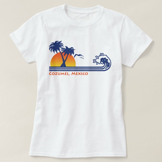 Cozumel Mexico T-Shirt (Design Front)