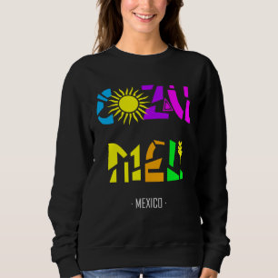 Cozumel Mexico  Vacation Beach Country Sun Swim Cr Sweatshirt