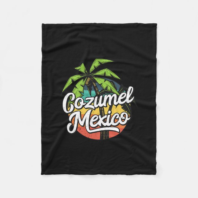 Cozumel Mexico Vacation  Fleece Blanket (Front)