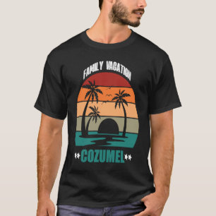 Cozumel Summer Family Couple Matching Holiday S T-Shirt