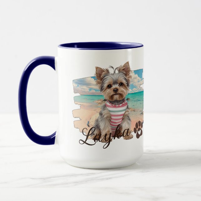 Cozy and Modern Photo and Typography Mug (Left)
