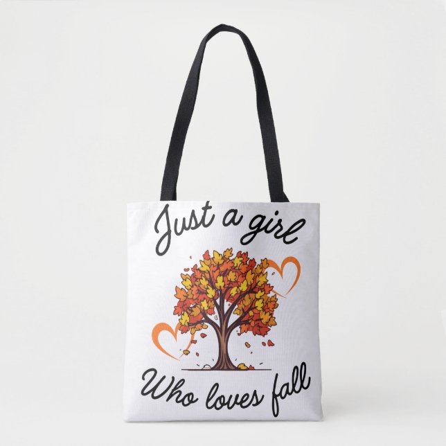 Cozy Autumn Aesthetic Design Tote Bag (Front)