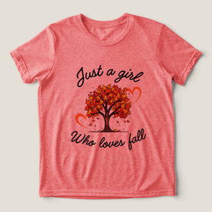 Cozy Autumn Aesthetic Design Tri-Blend Shirt