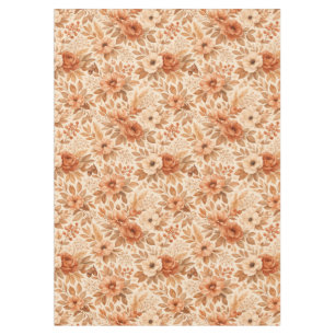 Cozy Autumn Floral Pattern Tablecloth
