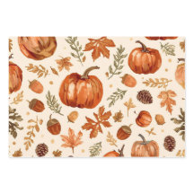 Cozy Autumn Harvest Wrapping Paper