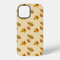 Cozy autumn maple leaves oak leaves
