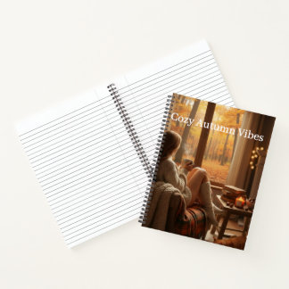 Cozy Autumn Vibes | Personalized Fall Cabin Window Notebook