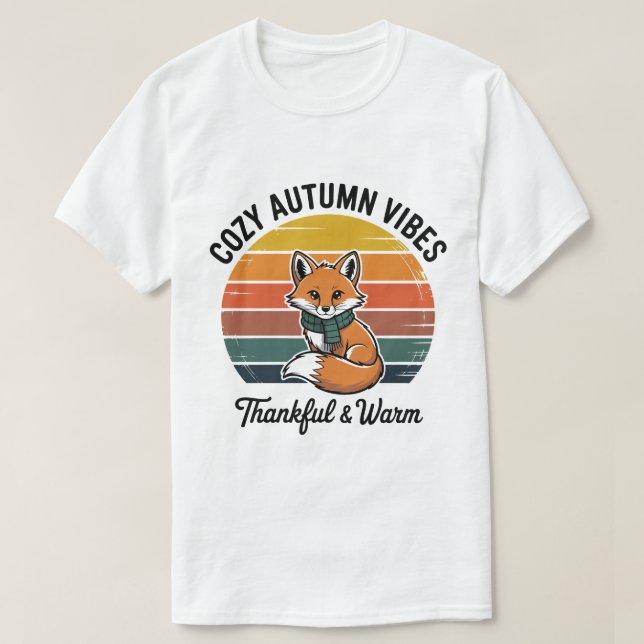 Cozy Autumn Vibes Tee (Design Front)