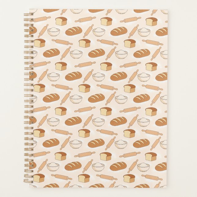 Cozy Baking Pattern Planner (Front)
