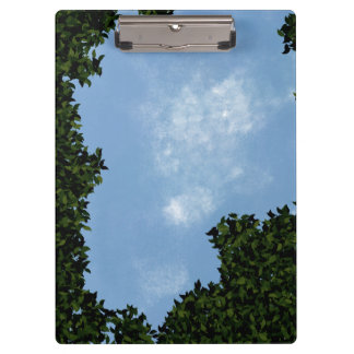 Cozy blue sky clipboard