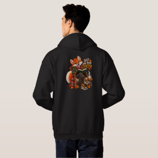 Cozy Book Lover Fox Just One More Chapter Hoodie