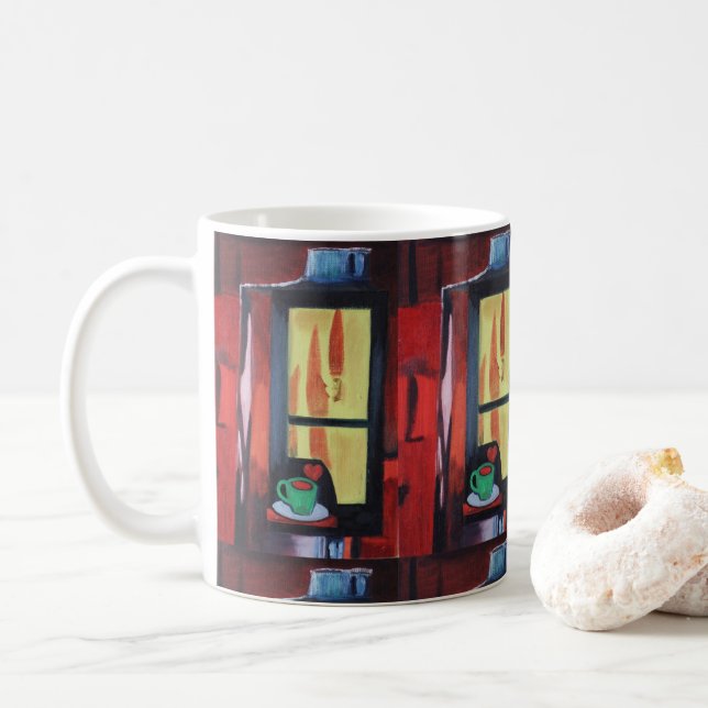 Cozy cafe mug (With Donut)