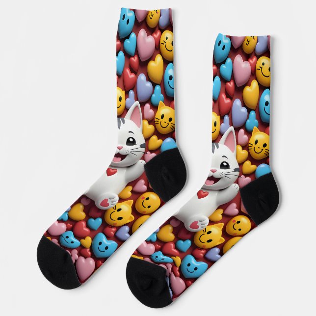 Cozy Catwalk Socks (Left)