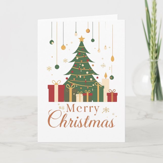 Cozy Christmas Celebration Card (Front)