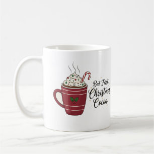 Cozy Christmas Cocoa Hot Chocolate Holiday Design Coffee Mug