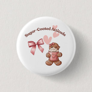 Cozy Christmas Gingerbread Coquette Sweet 3 Cm Round Badge