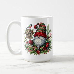Cozy Christmas Gnome Art – Festive Holiday Coffee Mug