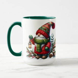 Cozy Christmas Gnome Art – Festive Holiday Mug
