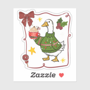 Cozy Christmas Goose Holiday Design