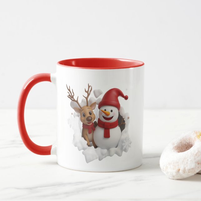 Cozy Christmas Mug (With Donut)