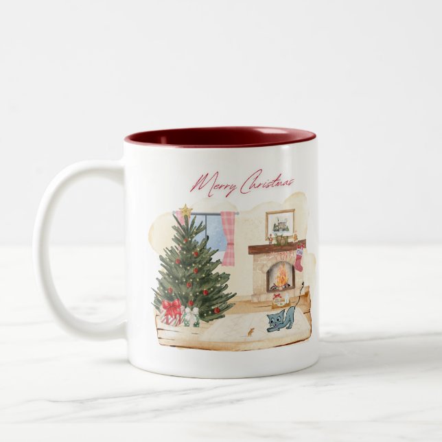 Cozy Christmas Mug (Left)