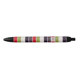Cozy Christmas Pastel Color Palette Monogram Black Ink Pen
