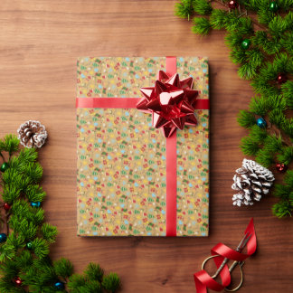 Cozy Christmas Wrapping Paper 