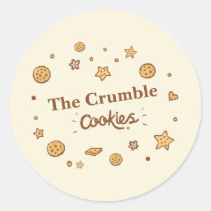 Cozy Cookie Delights  Classic Round Sticker