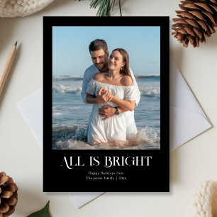 Cozy Couple Winter Holiday Greeting Card