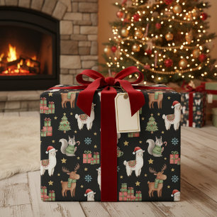 Cozy Critters Christmas Wrapping Paper